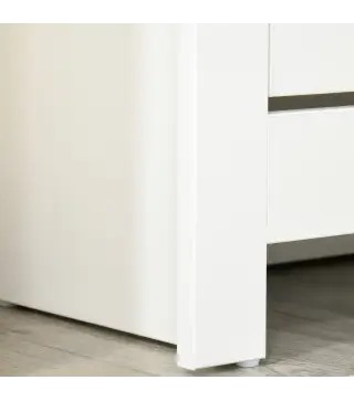 Zapatero de Entrada Recibidor con Cajones Abatibles y Estantes Ajustables para 12 Pares de Zapatos 72x26x80 cm Blanco