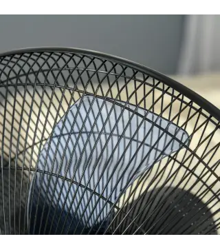 Ventilador Nebulizador Ventilador con Agua Oscilante 90W Control Remoto 3 Modos 3 Velocidades Temporizador Ø44,5x120 cm Negro