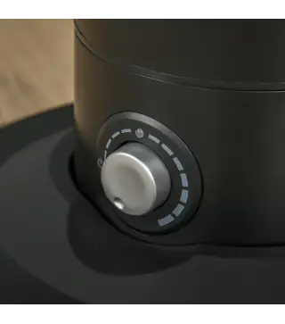 Ventilador Silencioso con Nebulización 90W, Ventilador de Pie de 120cm con 3 Velocidades, Oscilación de 70°, Cabezal Ajustable,