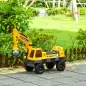 Tractor sin Pedales para Niños de 2-3 Años Excavadora Correpasillos con Pala Delantera Luces Música y Espacio de Alamcenaje Ocul