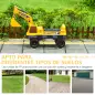 Tractor sin Pedales para Niños de 2-3 Años Excavadora Correpasillos con Pala Delantera Luces Música y Espacio de Alamcenaje Ocul