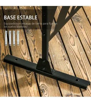 Biombo de 3 Paneles 122x198 cm Biombo Separador de Ambientes con Soporte Diseño de Hojas Negro