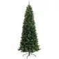 Árbol de Navidad Artificial de 180 cm con 618 Ramas Agujas de Pino y Base de Acero Ø70x180 cm Verde