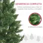 Árbol de Navidad Artificial de 180 cm con 618 Ramas Agujas de Pino y Base de Acero Ø70x180 cm Verde