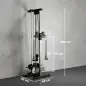 Máquina Polea Alta y Baja de Pared de Doble Polea Ajustable en 15 Posiciones Multifunción Lat Pulldown para Gimnasio