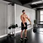 Máquina Polea Alta y Baja de Pared de Doble Polea Ajustable en 15 Posiciones Multifunción Lat Pulldown para Gimnasio
