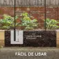 Juego de 2 Enrejados de Jardín Soportes para Enredaderas de Acero para Flores Plantas en Patio 50x180 cm Negro