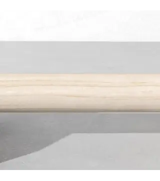 Barras Paralelas de Madera con Alfombra Antideslizante para Entrenamiento en Gimnasio Hogar 30x13x10 cm Natural