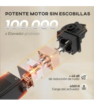 Sillón Relax Reclinable Eléctrico con Calor Lumbar Masaje Vibración Motor Silencioso Función de Memoria Beige