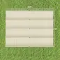 Techo de Repuesto Retráctil 4x3,5 m para Marco de 4x3 m Toldo de Tela Solo para Cenador Jardín con 8 Orificios Crema