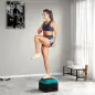 Step para Fitness Stepper Antideslizante con Altura Ajustable de 10/15/20/25/30 cm Carga 150 kg Azul