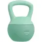 Pesa Rusa 8 kg Kettlebell Relleno de Arena Metálica y Mango Antideslizante para Entrenamiento en Casa 19x19x28 cm Verde