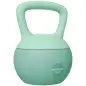 Pesa Rusa 10 kg Kettlebell Relleno de Arena Metálica y Mango Antideslizante para Entrenamiento en Casa 21x21x30 cm Verde
