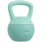 Pesa Rusa 6 kg Kettlebell Relleno de Arena Metálica y Mango Antideslizante para Entrenamiento en Casa 19x19x28 cm Verde