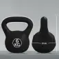 Pesa Rusa de 6 kg Kettlebell Relleno de Arena con Mango Ancho Antideslizante para Entrenamiento 20x13x22 cm Negro
