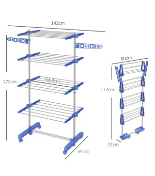 Tendedero Vertical Plegable