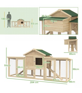 Gallinero de Madera