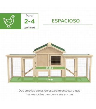 Gallinero de Madera