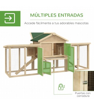 Gallinero de Madera