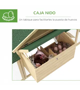 Gallinero de Madera