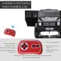 Coche Eléctrico para Niños de Batería 12 V BENZ G500 con Control Remoto Música Bocina 3-5 km/h Carga 30 kg Negro