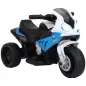 Moto Eléctrica para Niños de 18-36 Meses con Licencia BMW S1000RR con Velocidad 2,5 km/h Carga 20 kg 66x37x44 cm Azul