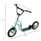 Patinete Infantil de +5 Años con Manillar Ajustable en Altura y Estructura de Acero Carga 100 kg 120x58x75-80 cm Azul