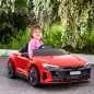 Coche Eléctrico para Niños de +3 Años AUDI RS e-tron GT Coche de Batería con Mando a Distancia 103x58x41 cm Rojo