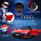 Coche Eléctrico para Niños de +3 Años AUDI RS e-tron GT Coche de Batería con Mando a Distancia 103x58x41 cm Rojo