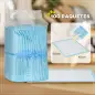 Empapadores para Perros 100 Unidad 45x60 cm Diseño de 6 Capas con Superficie de Secado Rápido a Prueba de Fugas Azul