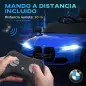 Coche de Batería para Niños 12V BMW M4 con Mando a Distancia Faros Bocina Música Velocidad 3-5 km/h Azul
