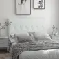 Cabecero de Cama 160 cm Tapizado en PU 2 Formas de Uso Vertical o Montado a la Pared Cabecero Blanco