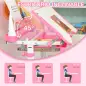 Juego de Escritorio y Silla para Niños de +6 Años Ajustable con Mesa Inclinable Lámpara Cajón y Estante para Libros Rosa