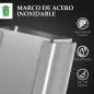 Papelera Cocina de Acero Inoxidable con 3 Compartimentos 3x15L con Pedales Tapas de Cierre Suave y Cubo Extraíble Plata