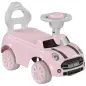 Coche Correpasillos con Volante Bocina y Sistema de Antivuelco Carga 25 kg 53x25x35 cm Rosa