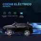 Coche de Batería para Niños 12V Audi E-tron con Mando a Distancia Faros Bocina Música Velocidad 3-5 km/h Negro