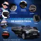 Coche de Batería para Niños 12V Audi E-tron con Mando a Distancia Faros Bocina Música Velocidad 3-5 km/h Negro