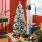 Árbol de Navidad Artificial Nevado 150 cm con 317 Ramas y Soporte de Metal Árbol de Navideño para Salón Interior Verde