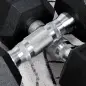 Juego de Mancuernas de 2x6kg con Barra de Conexión Metálica y Cabeza Hexagonal para Entrenamiento en Casa Negro y Plata Juego de Mancuernas de 2x6kg con Barra de Conexión Metálica y Cabeza Hexagonal para Entrenamiento en Casa Negro y Plata