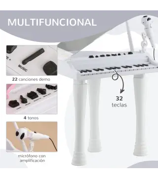 Piano Electrónico Infantil