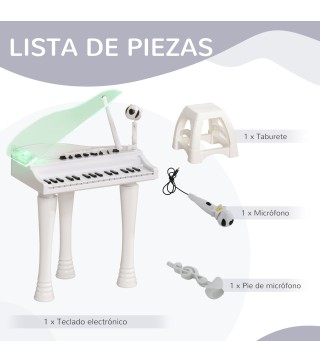 Piano Electrónico Infantil