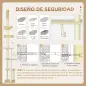 Árbol para Gatos de Suelo a Techo de 230-250 cm con Altura Ajustable Múltiples Plataformas Cestos Hamaca Bolas Beige