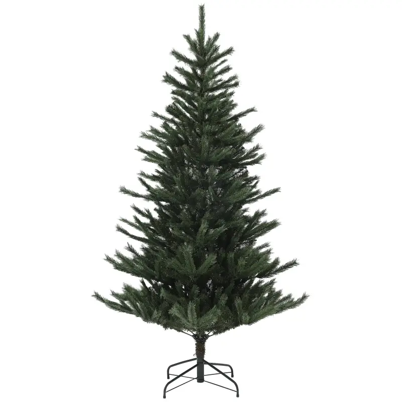 Árbol de Navidad Artificial 210 cm con 793 Ramas y Soporte de Acero Árbol Navideño para Salón Interior Verde Árbol de Navidad Artificial 210 cm con 793 Ramas y Soporte de Acero Árbol Navideño para Salón Interior Verde