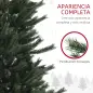 Árbol de Navidad Artificial 210 cm con 793 Ramas y Soporte de Acero Árbol Navideño para Salón Interior Verde Árbol de Navidad Artificial 210 cm con 793 Ramas y Soporte de Acero Árbol Navideño para Salón Interior Verde