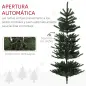Árbol de Navidad Artificial 210 cm con 793 Ramas y Soporte de Acero Árbol Navideño para Salón Interior Verde Árbol de Navidad Artificial 210 cm con 793 Ramas y Soporte de Acero Árbol Navideño para Salón Interior Verde