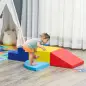 Juego de 4 Bloques Psicomotricidad para Niños Juguete para Aprendizaje para Escalar y Gatear Multicolor