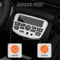 Coche Eléctrico para Niños de +3 Años con Batería 12V Mando a Distancia Faros LED Bocina Música Negro