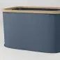 Cesto de la Ropa Sucia Plegable 36 L con Asas para Baño Dormitorio Lavadero 44,3x33,3x26,5 cm Gris