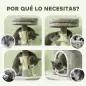 Árbol para gatos 110 cm Torre para Gatos con Nidos Cueva Plataforma Almohadilla de Rascado Bola Colgante Gris Claro