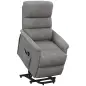 Sillón Relax Reclinable Eléctrico Levanta Personas con Mando a Distancia y Bolsillo Lateral Sillón Elevador Gris Sillón Relax Reclinable Eléctrico Levanta Personas con Mando a Distancia y Bolsillo Lateral Sillón Elevador Gris